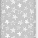 Star Baby Crib Sheets for Boys Girls Grey Fitted Crib Sheet for Standard Crib and Toddler Mattress Cute Baby Mattress Sheets Toddler Bed Sheet 52x28x8 in