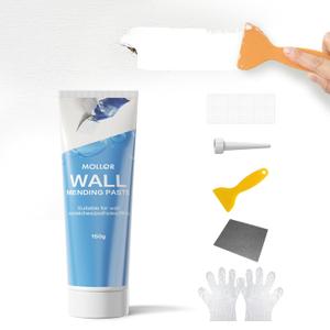 Drywall Repair Kit Wall Patch, Spackle Wall Repair Paste with Scraper, Wall Mending Agent Quick and Easy Solution to Fill The Holes for Home Wall, White Repair Putty Plaster Dent(5.29oz/150g)