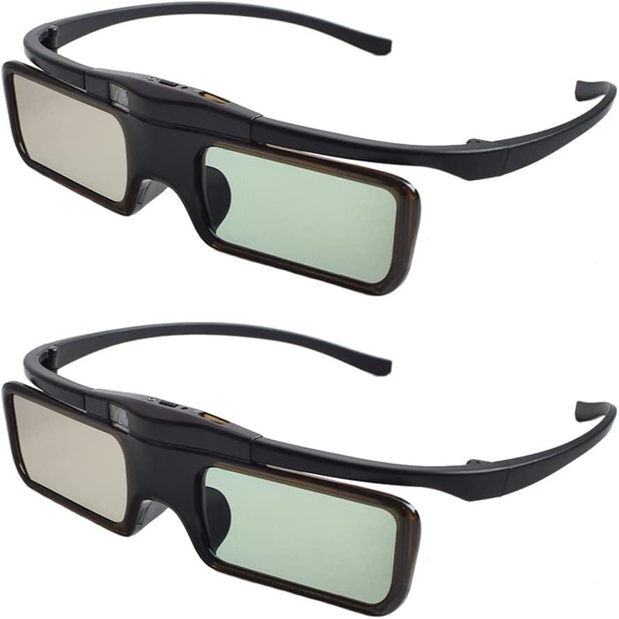 RF 3D Glasses Active Shutter RF 3D Glasses Rechargeable RF 3D TV Projectors 3D Movies Games Active Shutter RF 3D Glasses for Sony Epson Toshiba Sharp's RF 3D TV