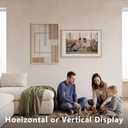 24x36 Poster Frames - 3 Pack, Natural Solid Wood Wide Border Picture Frame, Display 20x30 with Mat or 24 x 36 Without, Vertical & Horizontal Wall Mount
