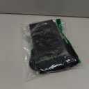 2 Pairs Black Patterned Tights for Women, Sheer Nylon Stockings with Back Seam, Polka Dots, Hearts, Size XL