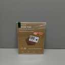 Mouse Pad, PU Mouse PadLeather Mouse Pad with Stitched Edge Micro-Fiber Base with Non-Slip WaterproofMouse Pad for ComputersLaptop, 8x11Inch (Caramel Brown)