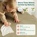 Naty Baby Wipes | 98% Water, Hypoallergenic & Natural for Sensitive Skin | Unscented, Plant-Based, Fragrance-Free | Plastic-Free & Compostable | Newborn & Toddler Diaper Wipes | 672 Count (12 Packs)