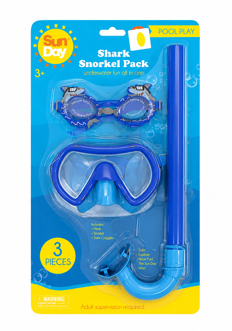 Sun Day Shark Snorkel Pack