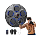 JEYFLAW Music Boxing Machine, Electronic Bluetooth Music Boxing Equipment Wall Mount, Large Adult Youth Professional Boxing Training Punching Equipment with Boxing Gloves, Boxing Game for Gym and Home