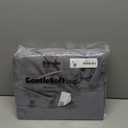 Bedsure Queen Sheet Set, Cooling Sheets for Queen Size Bed Set, Rayon Derived from Bamboo, PureWoven, Breathable & Soft, Deep Pocket Up to 16", Hotel Luxury Silky Bedding for Hot Sleepers, Dark Grey