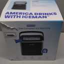 ICEMAN Dual-Size Ice Maker Countertop - Portable Ice Machine, Large and Small Ice Machine Maker with Self Cleaning, 9 Cubes in 7 Mins, 22lbs/24hrs, for Home, Kitchen, Office, Party, Ice Scoop Included