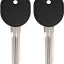 Keyless2Go Replacement for New Uncut PK3 Transponder Ignition Car Key B107 PT04 (2 Pack)