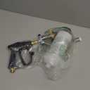 Pressure Washer Short Gun, Foam Cannon with 1/4 Inch Quick Connector, Power Washer with 5 Pressure Washer Nozzle Tips, M22-14 mm Inlet Connector