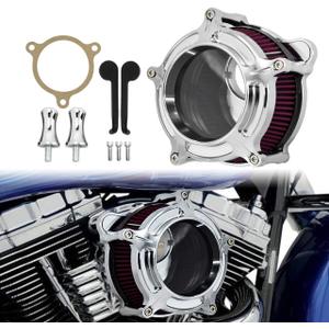 Motorcycle Air Filter Cleaner Intake Filter System Kit
