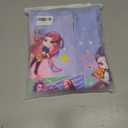 Pop Singer Costume for Girls, 3D Printed Hooded Sweatshirt, Kids Casual Novelty Hoody Long Sleeve Zipper Jacket (4T, Purple)