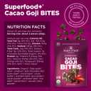 Navitas Organics Superfood Power Snacks, Cacao Goji, 16 oz. Bag, 23 Servings - Organic, Non-GMO, Gluten-Free (EXP 09/30/26)