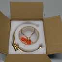 Gold Hand Towel Holder for Bathroom Wall, Towel Hook with Wall Candle Holder,Elegent Towel Ring Rose Gold, Sturdy Towel Rack Wall Mounted Hanger for Bathroom