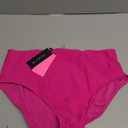 Tempt Me Women's High Cut High Waisted Bikini Bottoms Tummy Control Bathing Suit Bottoms Swim Bottom Swimsuit Bottom (X-Large, Purple)