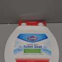 Clorox Round Beveled Plastic Toilet Seat with Easy-Off Hinges  Wiggle-Free Design