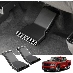 Mabett Under Seat Vent Deflectors for Ford Maverick 2022-2025 Accessories, Rear Air Conditioning Vent Directional Accessories for Passenger Occupant (2 PCS)