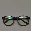 BLUEMOKY Reading Glasses for Men and Women: Blue Light Round Classic Eyeglasses - Computer Readers Glasses (C01 Black, 1.75 x)