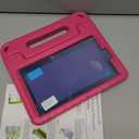 BMOUO Kids Case for Samsung Galaxy Tab A11 8.7" 2025, Galaxy A9 8.7" 2023 / A7 Lite 2021 Case - with Screen Protector, Shockproof Lightweight Samsung Galaxy Tab A11/A9/A7 Lite Case 8.7 Inch, Rose