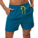 Men's Swim Trunks Quick Dry Beach Shorts with Pockets, M