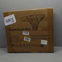 Basketball Rim, 18" Replacement Wall Mounted Outdoor Basketball Hoop, Heavy Duty Solid Steel, Double Spring Basketball Hoop Rim with All Weather Net for Indoor and Outdoor Hanging