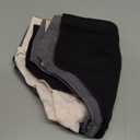 Hanes Tween Girls Underwear, Seamless Girls Panties, Boyshort & Hipster, Assorted Colors, 6-Pack (Large, Ivory/Beige/Grey/Black - 6 Pack)