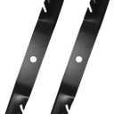 UC22008 High Lift Mower Blades Kit Compatible with 42" Deck John Dee-re X350 X330 X350R Z315E Z320M Z320R S220 S240 Lawn MowersReplace M170642, 2 Pack