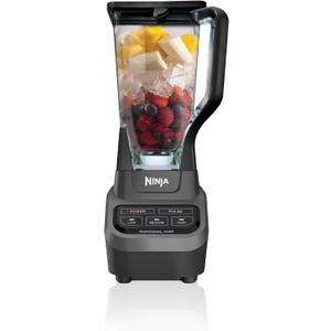 Ninja Professional Blender, Smoothie Blender, Drink Mixer, Grinder, Ice Crusher, Frozen Fruit Blending | Professional 1000 W Power, Total Crushing Technology, XL 72-oz. Pitcher Black, Grey, BL610