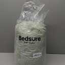 Bedsure Gentlesoft Sherpa Fleece Throw Blanket for Couch - Fluffy & Cozy Cable Jacquard Tufted Throw for Women Gift, Thick and Warm Christmas Blanket for Winter, Sage Green, 50x60 Inches