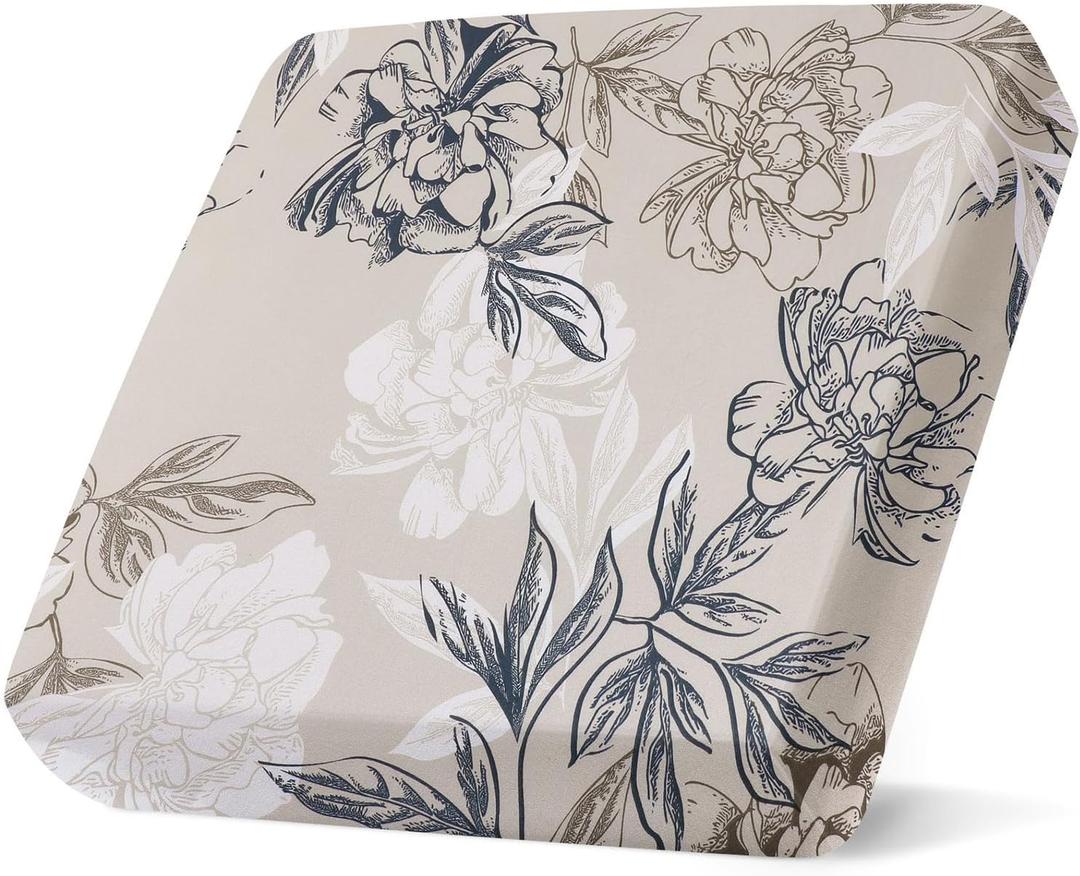 SearchI Stretch Printed Sofa Couch Cushion Covers Replacement Chair Cushion Slipcovers Sofa Seat Cover Furniture Protector Sofa Slipcover Soft with Elastic Bottom(Small,Flower Shadow)