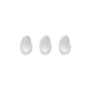 Oval Adhesive Hooks 3 Pack