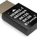 4K 120Hz HDMI 2.1 Dummy Plug edid Headless  High-Resolution Virtual Display Emulator for PC, VR Headsets Cryptocurrency Mining | Supports 8K @30Hz, Headless Ghost Display Adapter-1P