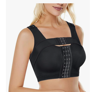 BRABIC Womens' Front Closure Post-Surgery Posture Corrector Bra Shaper Tops with Breast Support Band S
