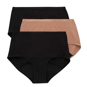 Hanes Women's Comfort, Period. Briefs, Super Leak Post-Partum & Period Underwear, 3-Pack 2XL