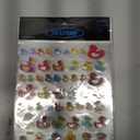 7 x Multi-Colored Stickers-Spotted Ducks