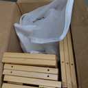 DUMDUM Simple, Eco-Friendly Foldable Laundry Hamper with X-Frame, Multi-Size for Dorm, Bedroom, RV(Beige, Small)