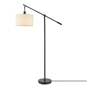 GL Avellino 66" Floor Lamp Black/White