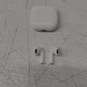 Apple AirPods 4 Wireless Earbuds, Bluetooth Headphones, Personalized Spatial Audio, Sweat and Water Resistant, USB-C Charging Case, H2 Chip, Up to 30 Hours of Battery Life, Effortless Setup for iPhone