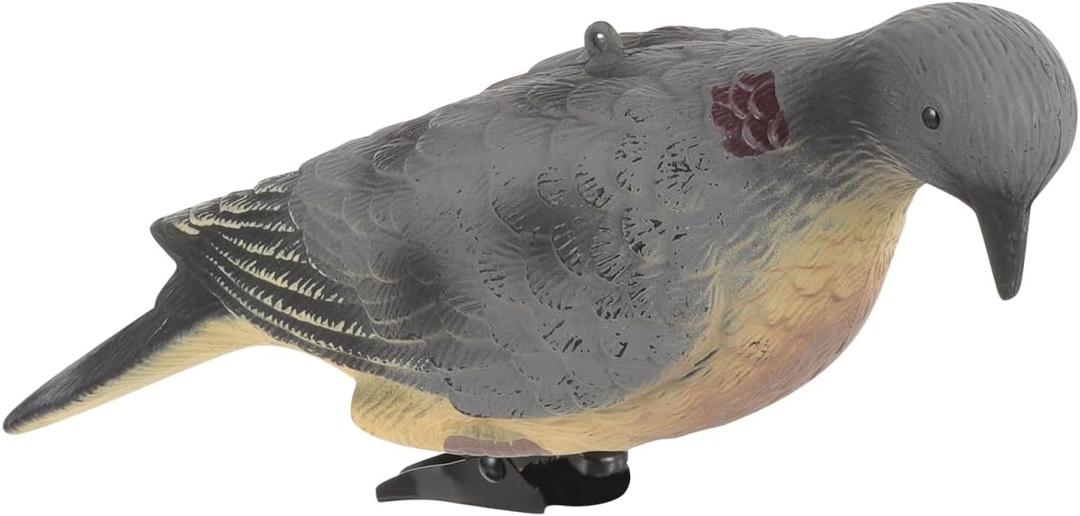 GLEAVI Realistic Simulation Pigeon Model 11.41 Inch Artificial Bird Garden Ornament Outdoor Decor Miniature Figurine for Patio Lawn and Party Decoration