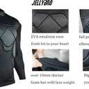 Men's Padded Football Protective Gear Set Training Suit for Soccer Basketball Paintball Rib Protector L
