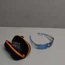 KastKing Chippewa Polarized Fishing Sunglasses, UV400 Protection Full Wrap Frame Sports Cycling Sunglasses, 1.0mm TAC Lenses (D: Gloss Tal Light Blue Frame, Ice Blue Mirror)