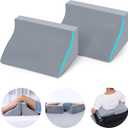 2 Pack Small Wedge Pillow for Sleeping, Wedges & Body Positioners, Back Pillow for Side Sleeper & Back Pain Relief & Bed Sores