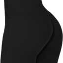 Sunzel 5"  Biker Shorts for Women with Pockets, High Waisted Yoga Workout Shorts Black, Small
