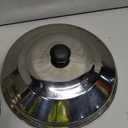 Stainless Steel 5 pcs Multi Kadai (Induction Friendly) Idli Cooker with Stainless Steel lid, 3 idli Plates (12 Idlis), 1 patra Plate, Silver
