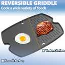 Safbbcue 7583 21.5" Cast Iron Griddle for Weber Q2200 Q2000 Q2400 Q200 Q220 Q240 Series Gas Grill Griddle Plate fits Weber 53060001 54060001 54060301 567798 592001 Grill Replaces Grate 7645