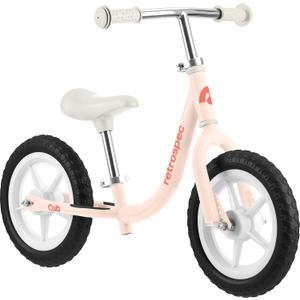 Retrospec Cub Toddler Balance Bike for Ages 18 Months - 3 Years - 12in No-Pedal Beginner Bicycle with Adjustable Seat, Puncture-Proof Tires & Safe Low Frame Design, One Size