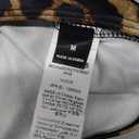 Leopard Printed Womens Crew Short Sleeve Bodysuits, Stretchy Leotards Body Suits Tops M