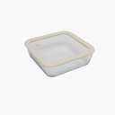 Juvale Glass Container, White