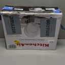 KitchenAid Compact, Space Saving Rust Resistant Dish Rack, with Angled Self Draining Drain Board and Removable Flatware Caddy, 16.06-Inch, Gray