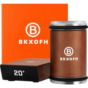 Rolling Knife Sharpener Kit, Knife Sharpener Roller, Magnetic Knives Sharpen with Removable Diamonds and Ceramic, Roller Sharpening Tool for Kitchen Knives with 15 & 20 Degree Magnetic Angle, Walnut