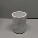 BINO | Kitchen Utensil Holder for Countertop, Matte Marble | Utensils Caddy | Countertop Utensils Holder | Utensil Crocks for Kitchen | Cooking Spatula Crock